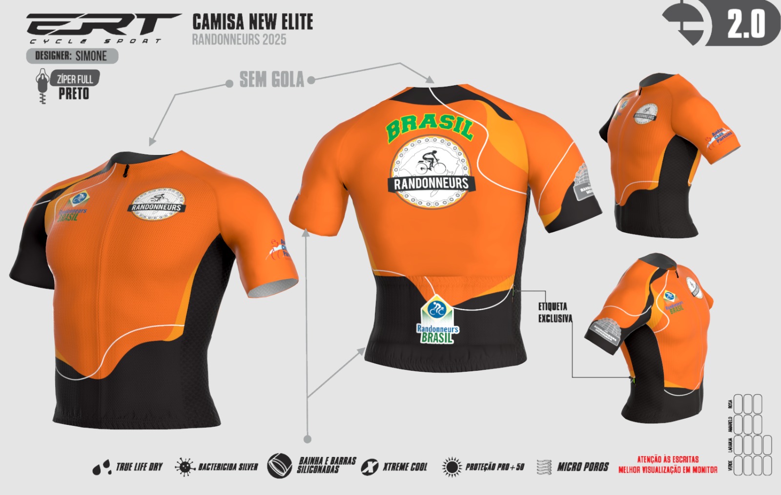 Modelo B1 com e sem gola - valor: R$180,00 Image